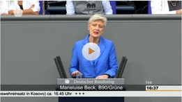 Plenarrede zum Kosovo-Einsatz der Bundeswehr